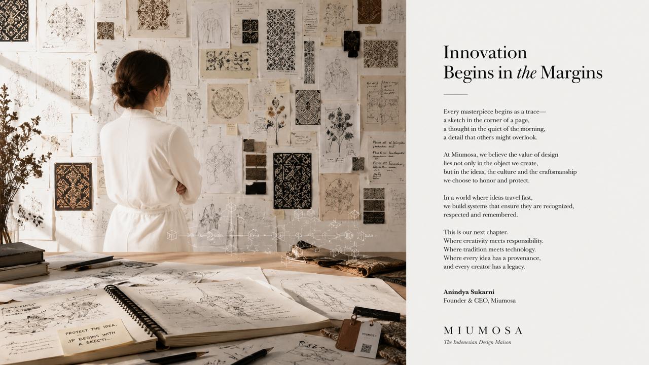 Innovation Begins in the Margins (An intro to Miumosa eJournal: Every Pour Begins with a Story)